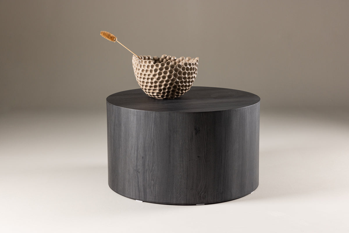 
Round Designer Coffee Table "York" - Ø 80 cm - Black