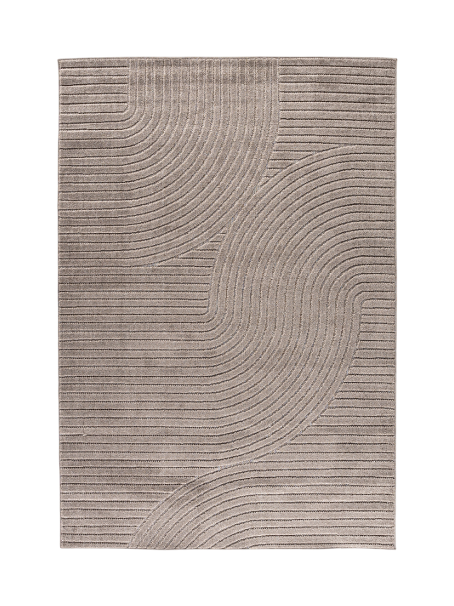 
Designer Rug "Vince", various sizes - Taupe / 240 x 340 cm