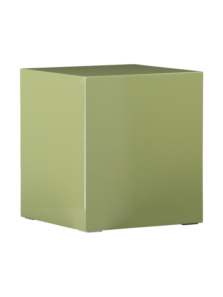 
Designer Side Table "York high" - 40 x 40 cm - Green