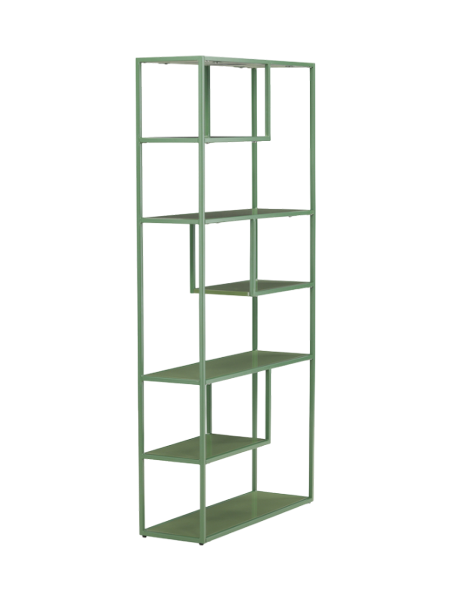 
Étagère design « Staal » en métal - Vert clair