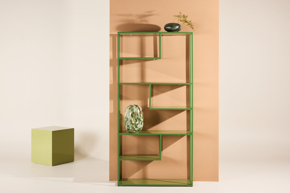 
Étagère design « Staal » en métal - Vert clair