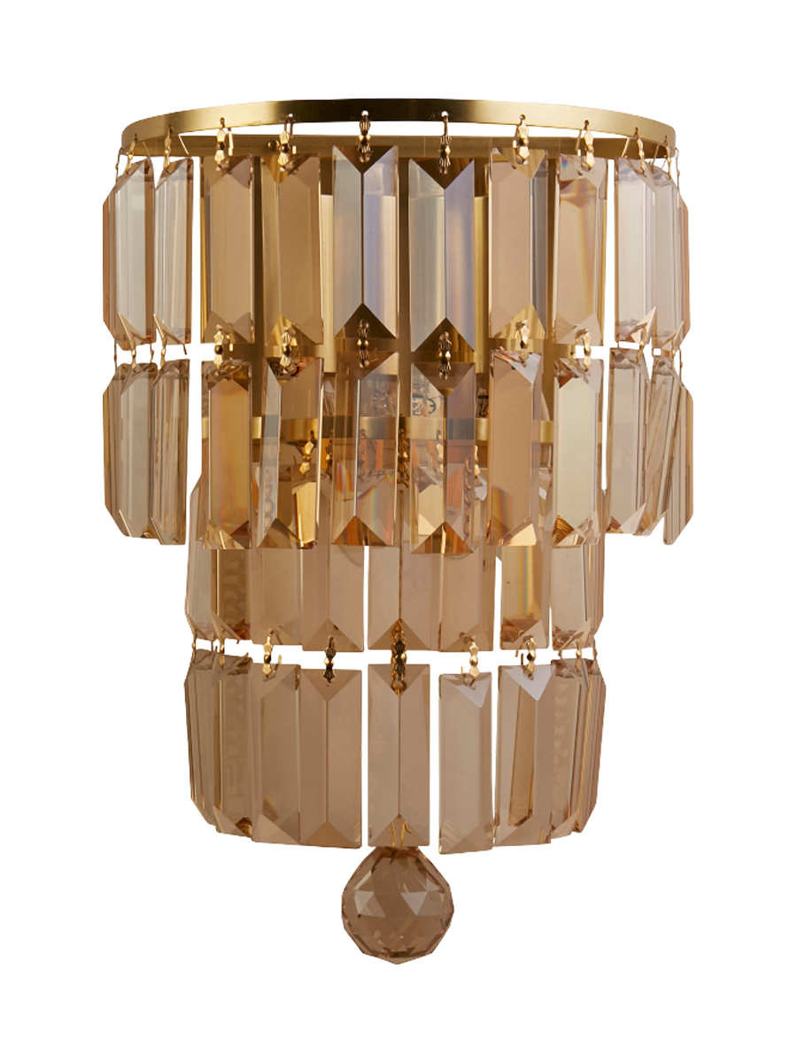 
Exclusive, dimmable "Empire" wall lamp - Brass/Champagne