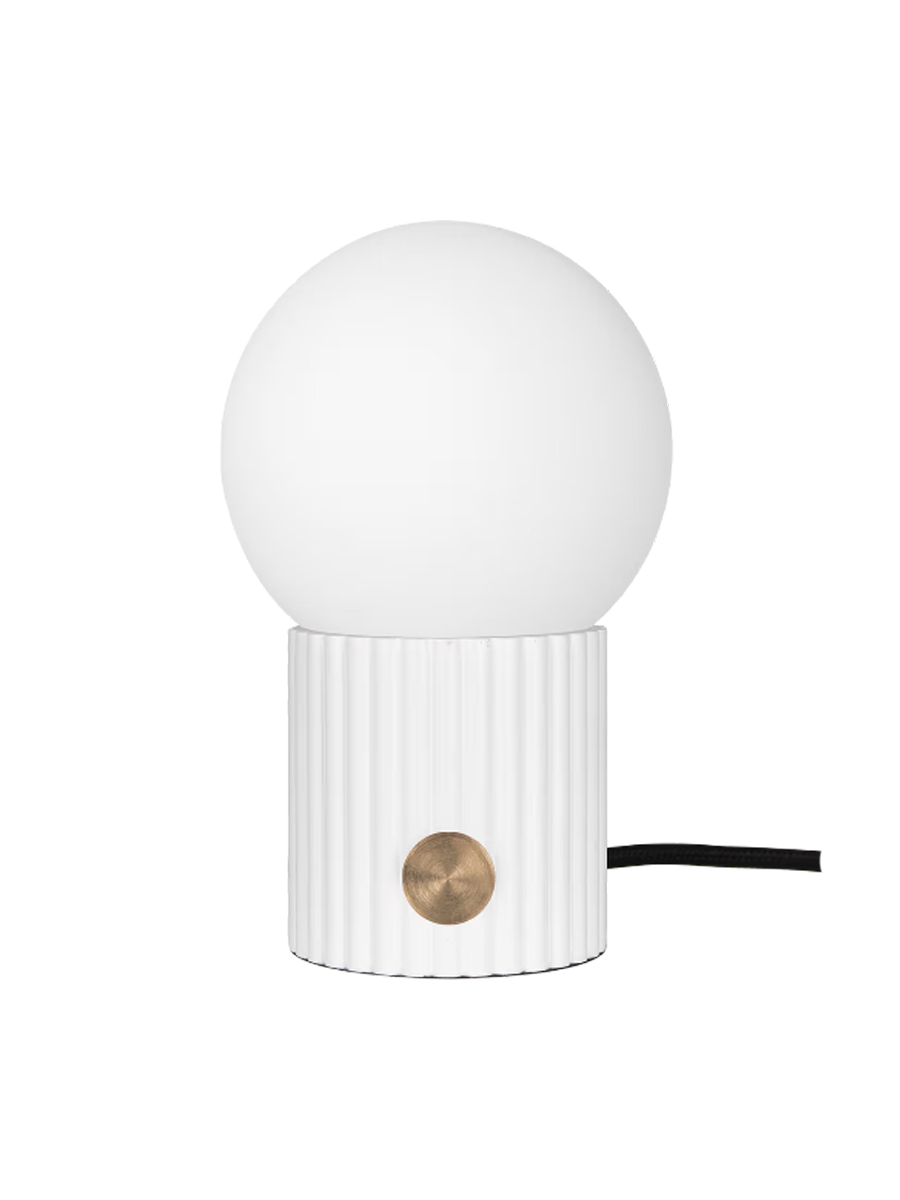
Design Tischlampe „Hubble“ Ø 15/ H 23.5 cm - Weiss