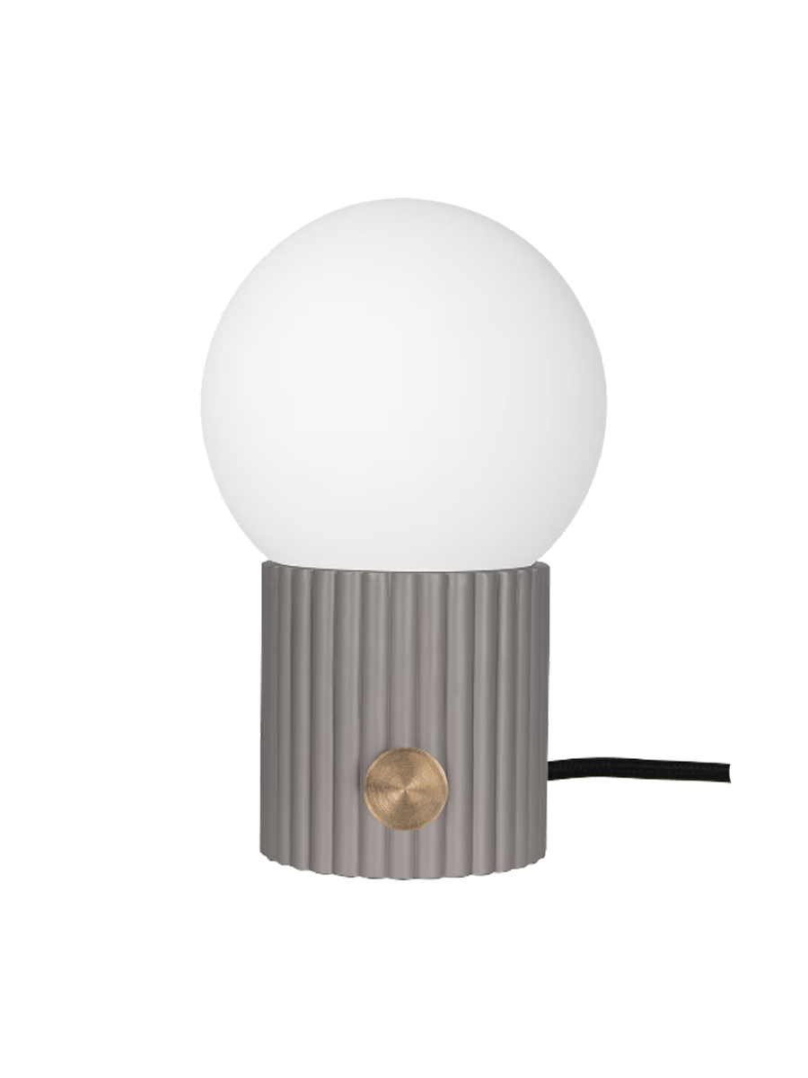 
Design Tischlampe „Hubble“ Ø 15/ H 23.5 cm - Grau