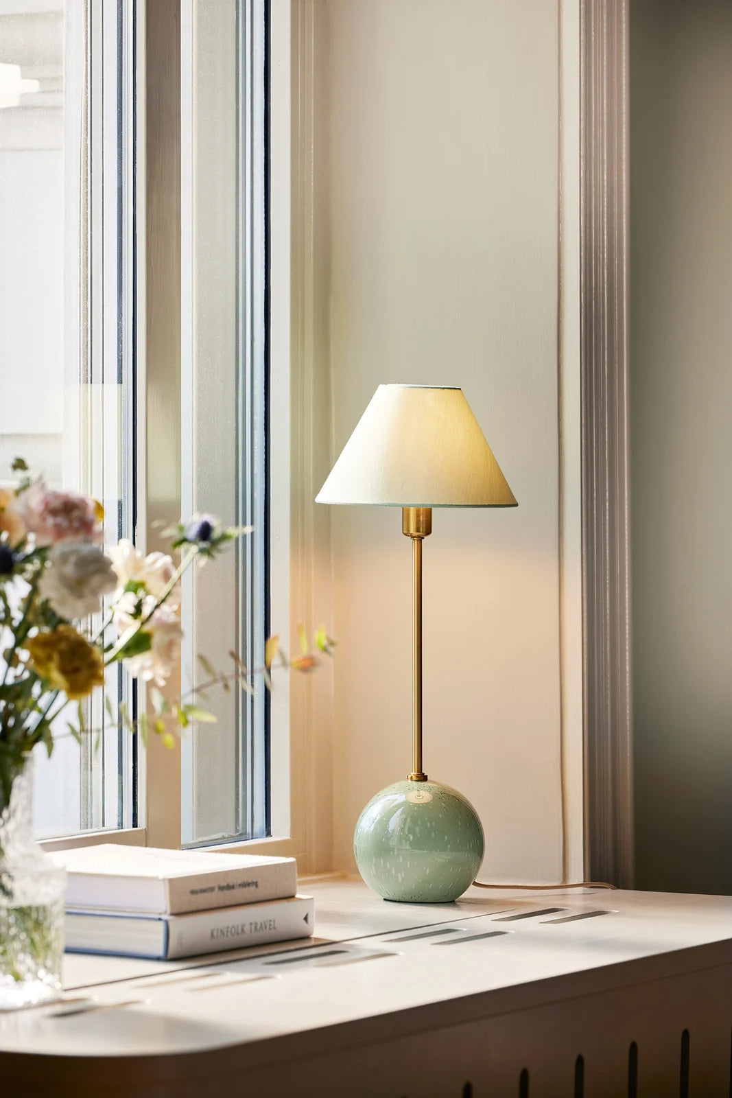
Lampe de table design « Iris 20 » - Vert