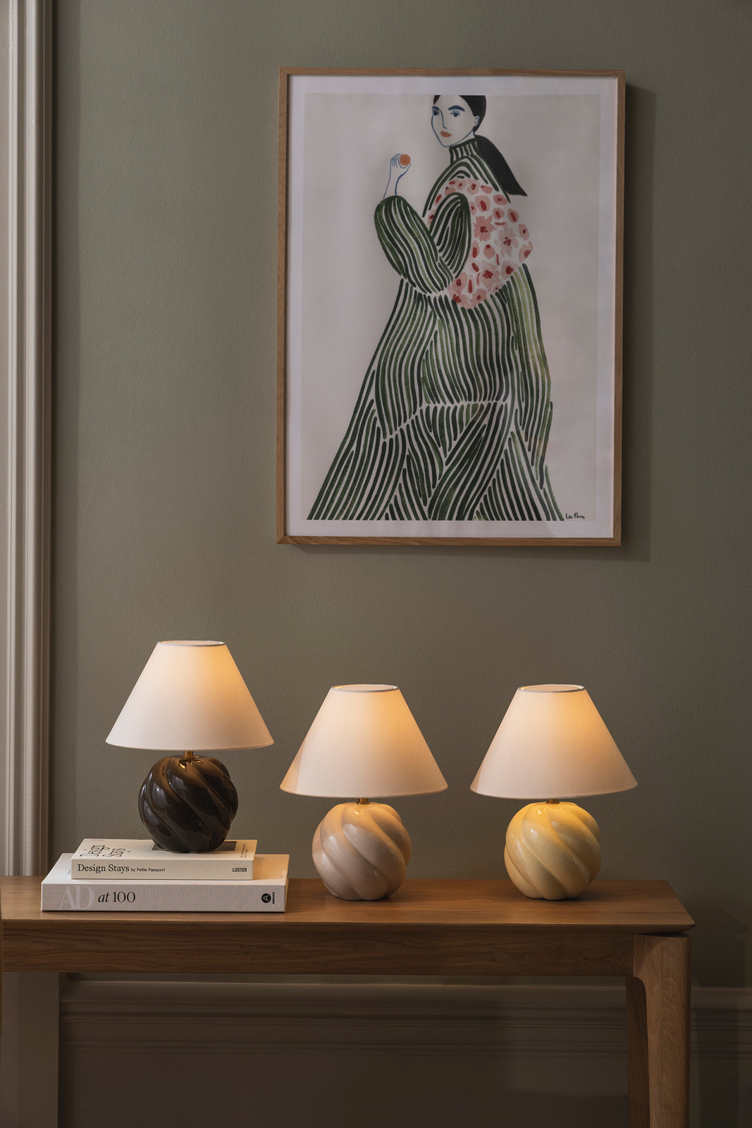
Lampada da tavolo di design «Dahlia» - Giallo