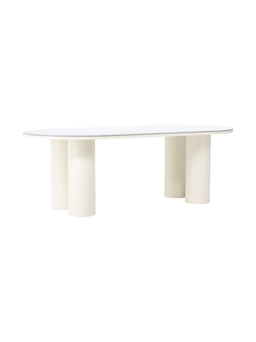 
Ovaler Design Esstisch „Havstensund“ - 220 x 110 cm