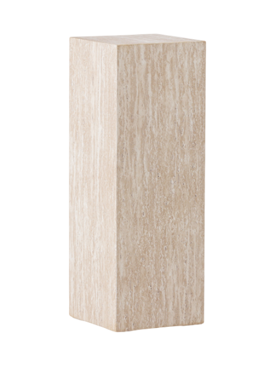 
Colonne pour fleurs et décoration "Ramsvik" - Hauteur 65 cm - Beige