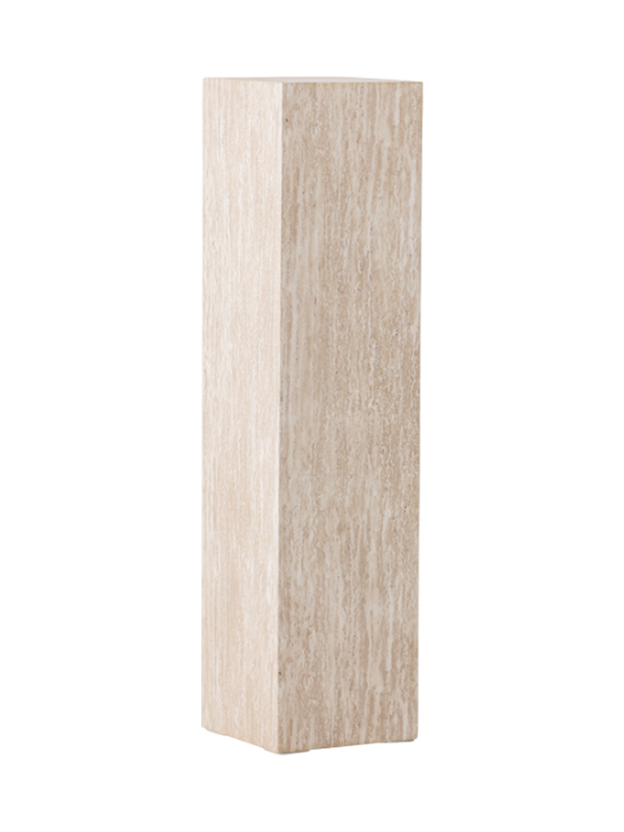 
Colonne à fleurs et décorative « Ramsvik » - Hauteur 95 cm - Beige
