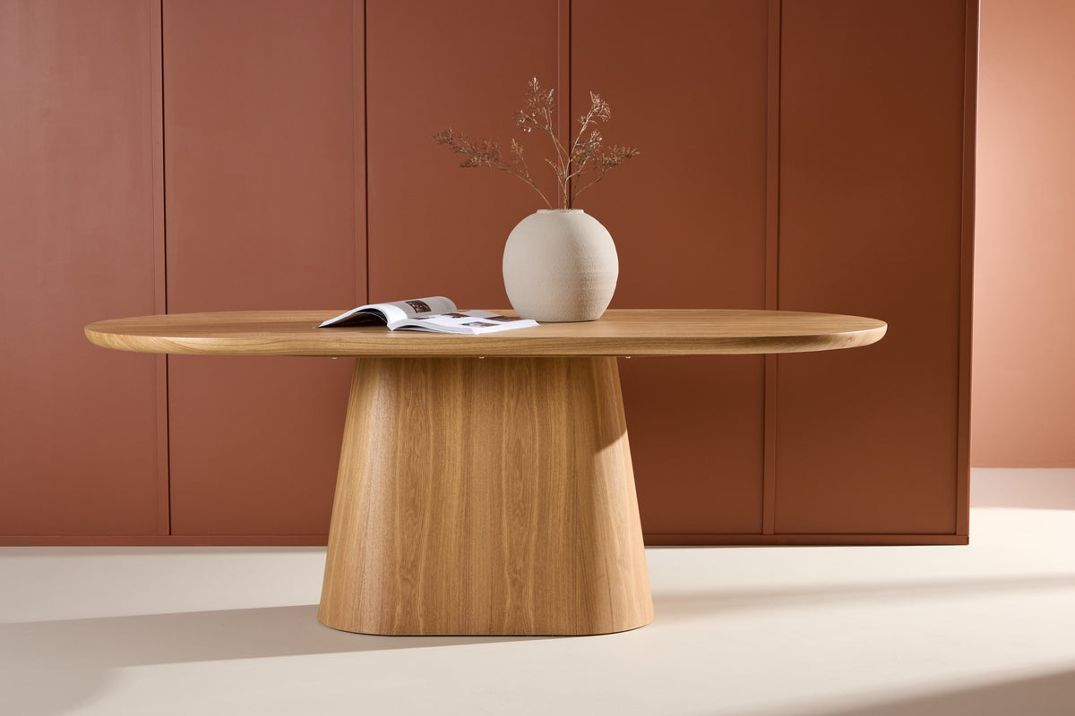 
Ovaler Design Esstisch „Stjarnö“ 200 x 90 cm