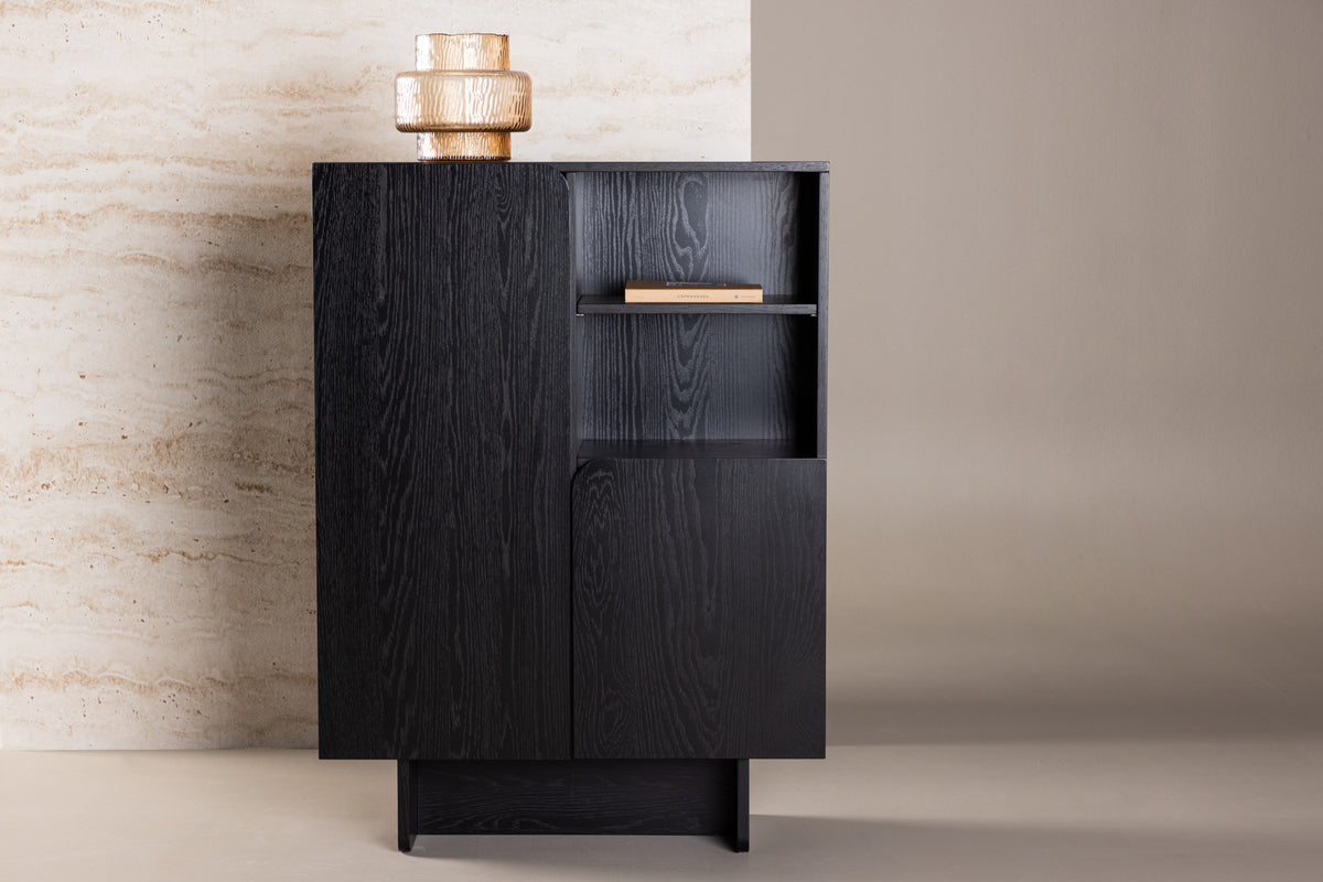 
Design Highboard „Tyresö“ - Schwarz