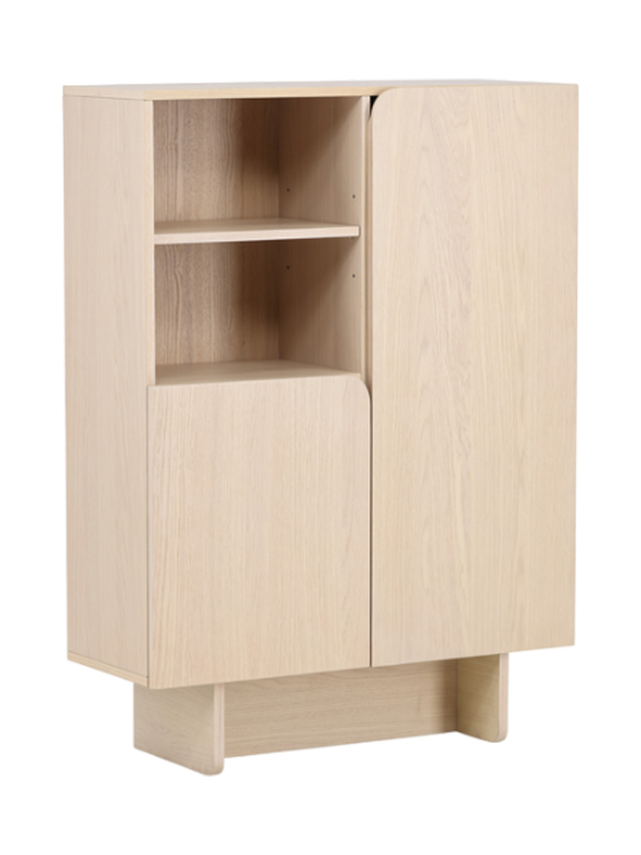 
Design Highboard „Tyresö“ - Whitewash