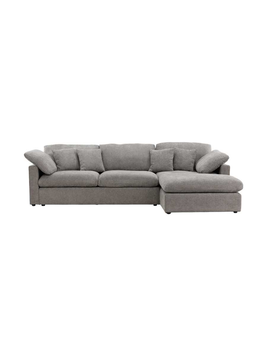 
4-Sitzer Design Ecksofa „Amalfi“ - Grau