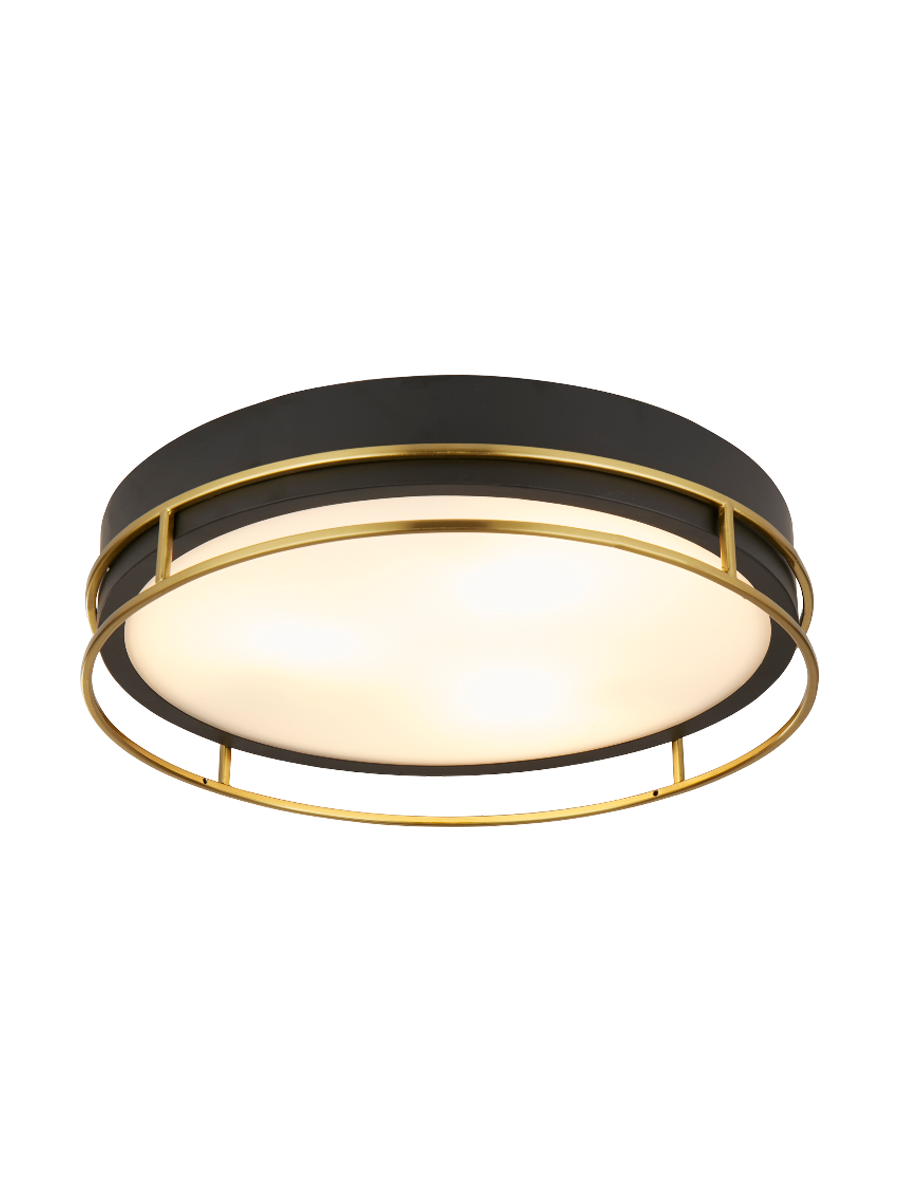 
Plafonnier et luminaire de salle de bain design dimmable "Phoenix" Ø 40 cm - Or