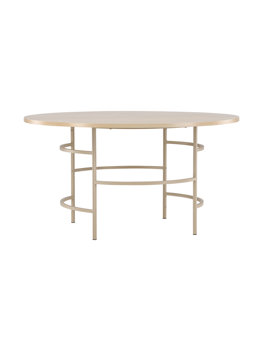 
Tavolo da pranzo rotondo di design „Copenhagen“ Ø 140 cm - Naturale