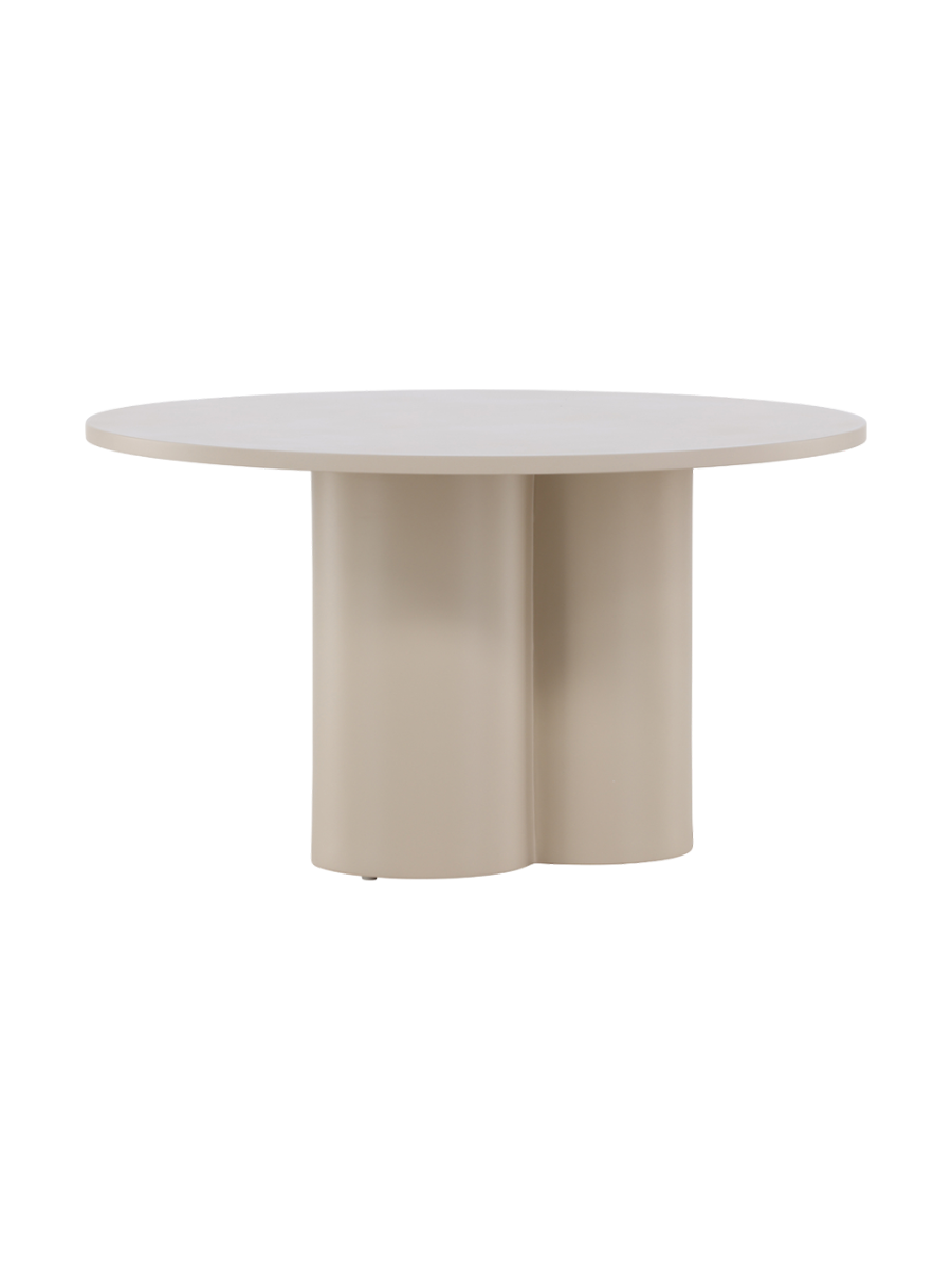
Tavolino da salotto di design «Olivia» Ø 80 cm - Beige