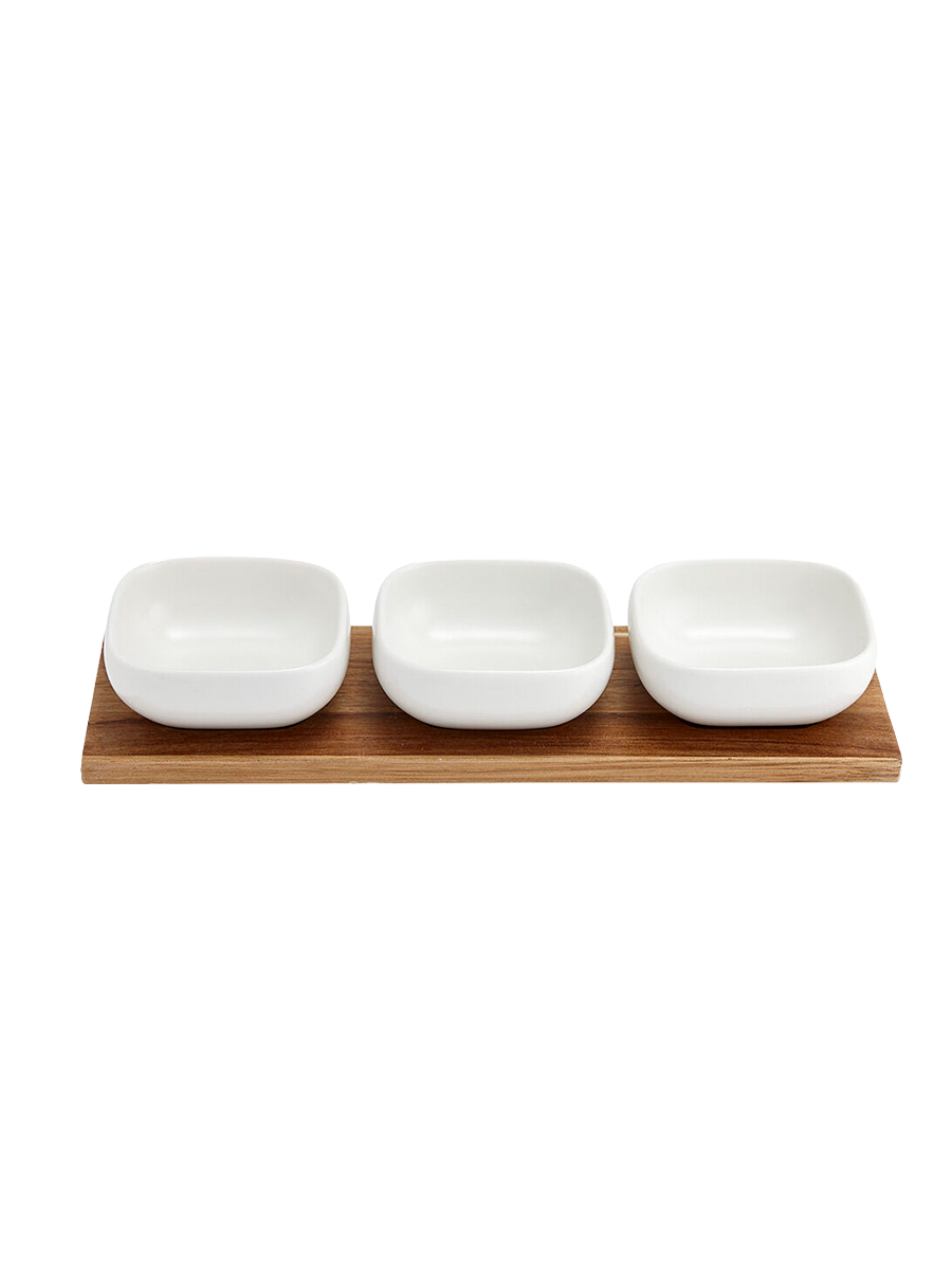 
Lot de 4 ramequins de service « Essentials » - Blanc