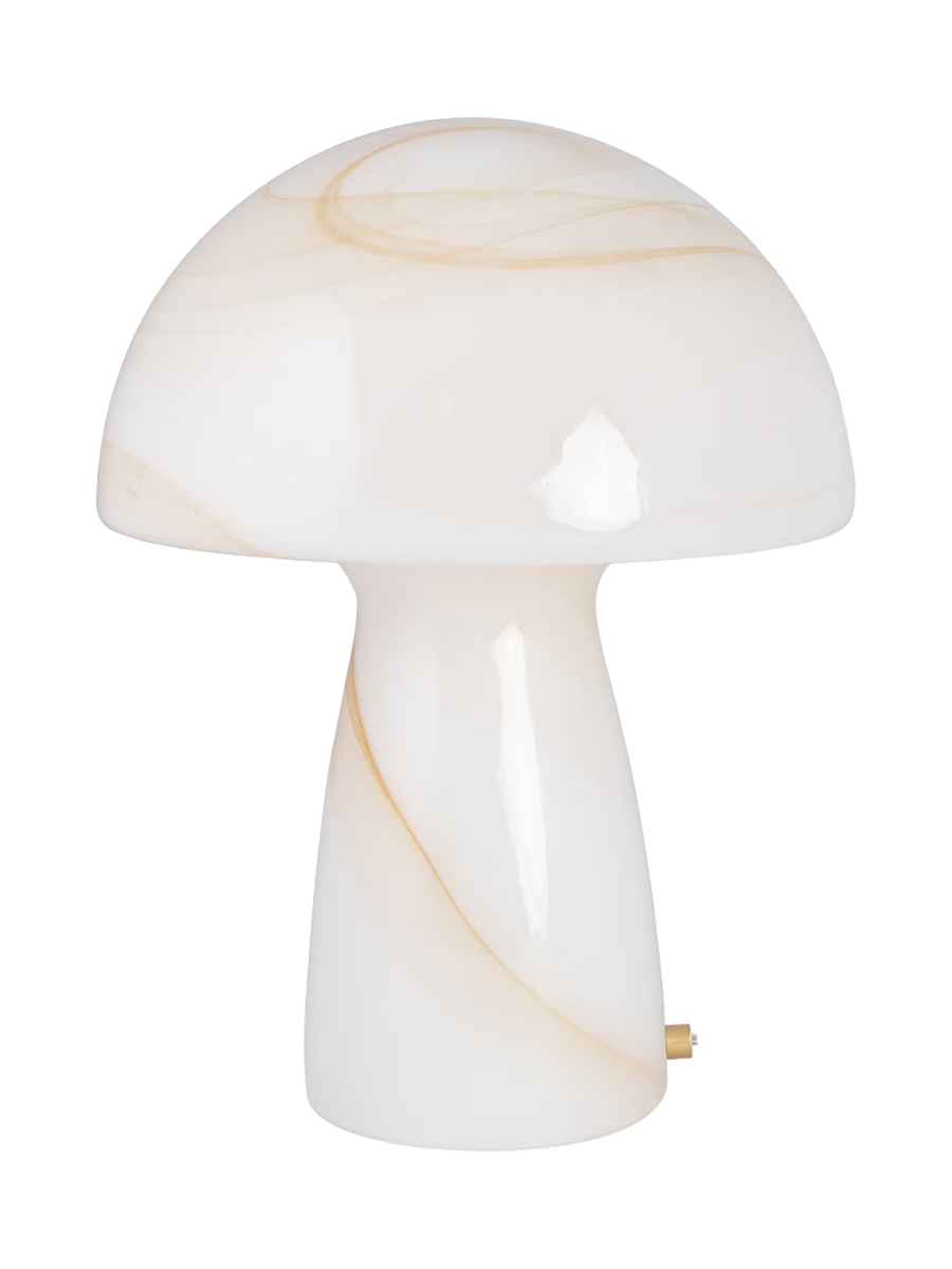 
Lampada da tavolo di design „Fungo Swirl“ in vetro soffiato a bocca - Grande, Ø 30 x altezza 42 cm
