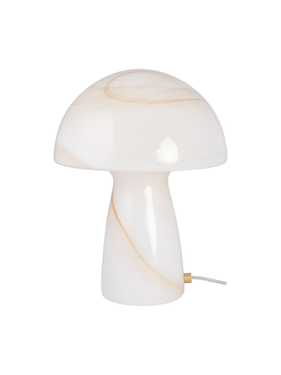 
Lampada da tavolo di design „Fungo Swirl“ in vetro soffiato a bocca - Medio, Ø 22 x altezza 30 cm