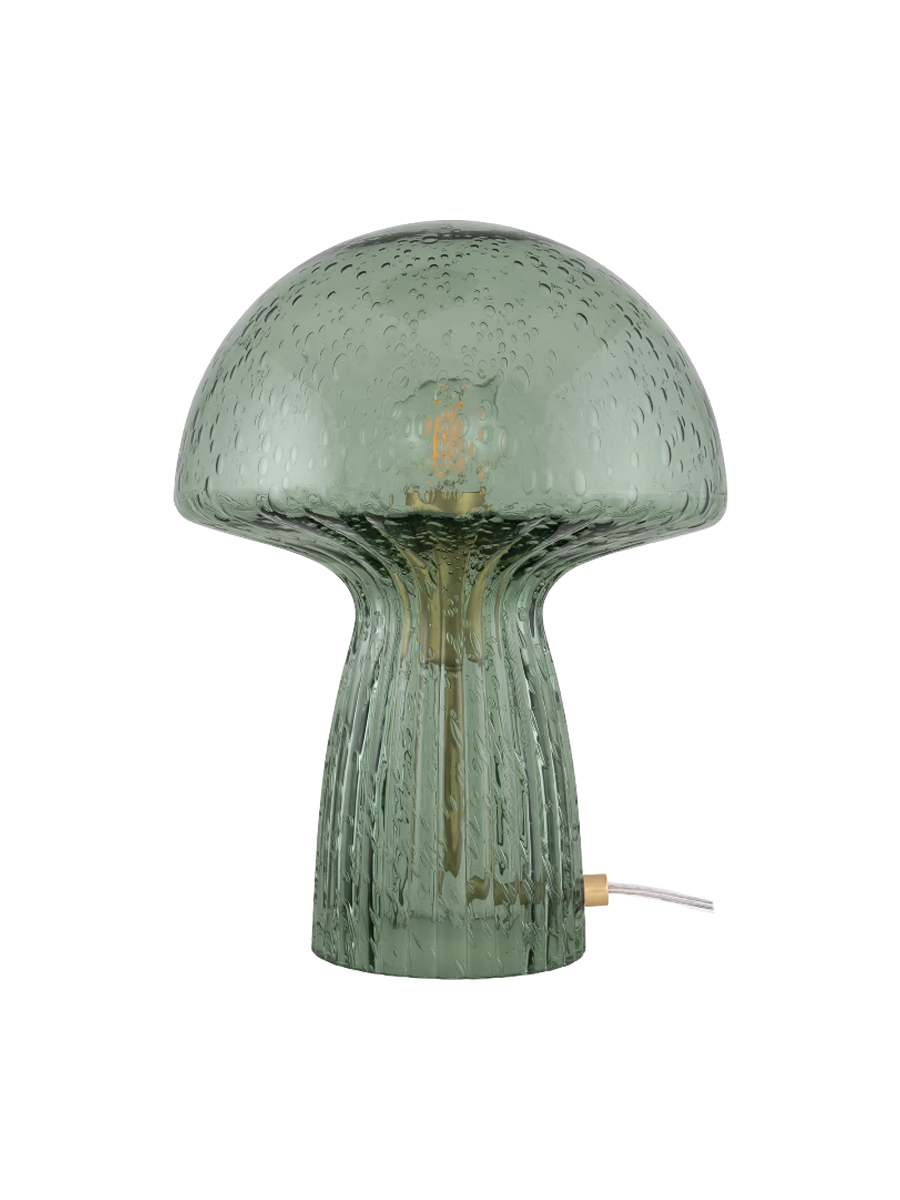 
Lampada da tavolo di design „Fungo“ in vetro soffiato a bocca, verde - Medio, Ø 22 x altezza 30 cm