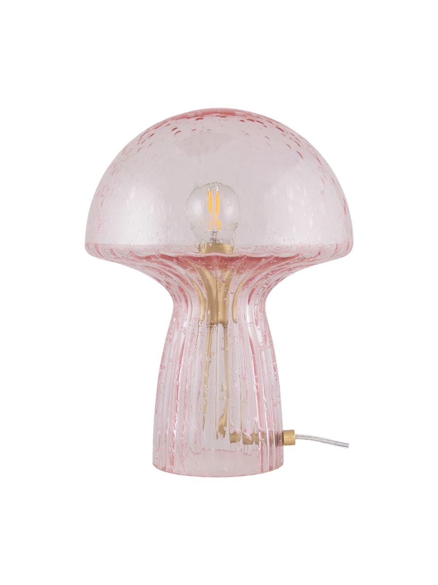 
Lampada da tavolo di design «Fungo» in vetro soffiato a bocca, rosa - Medio, Ø 22 x altezza 30 cm