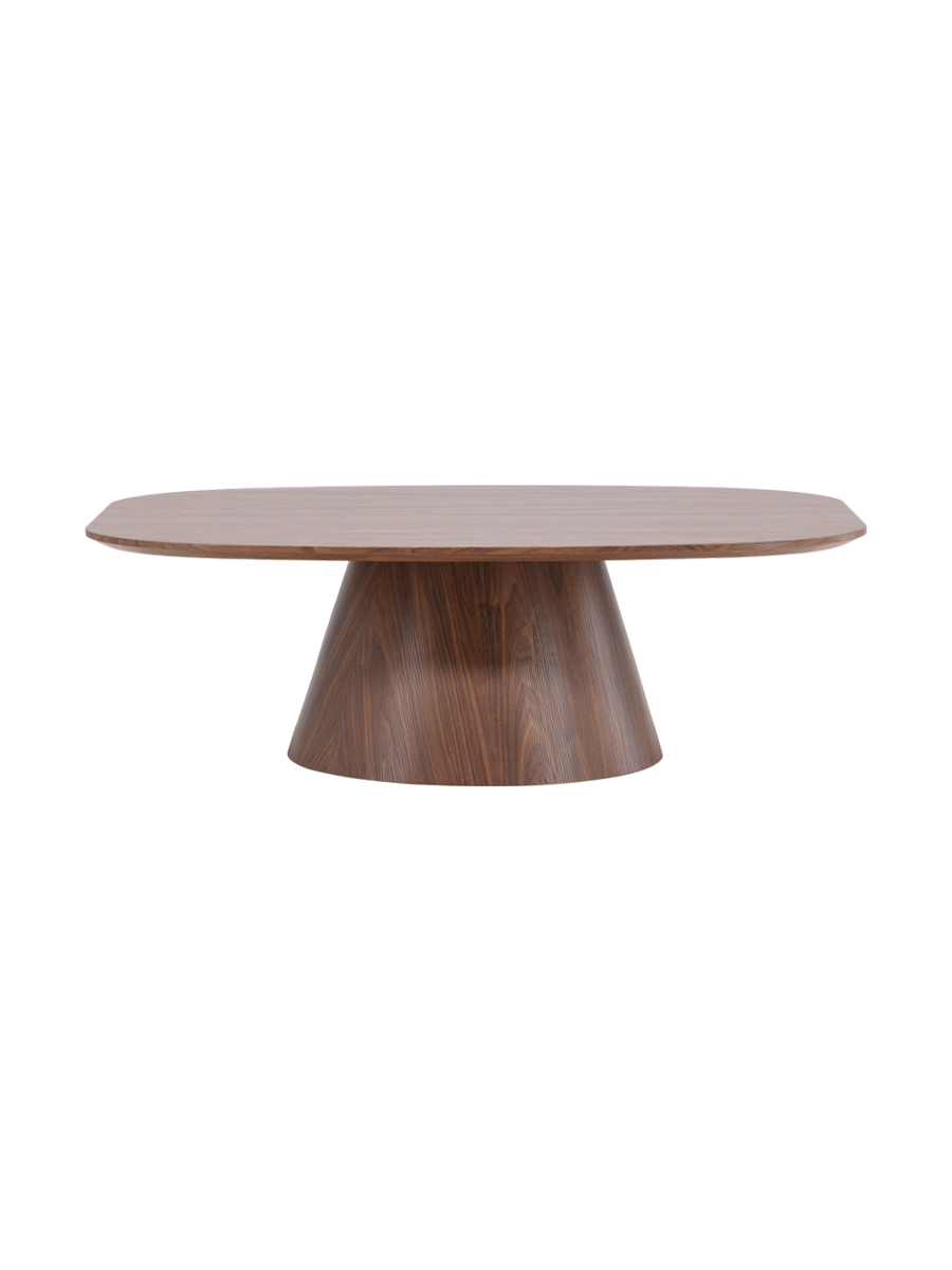 
Ovaler Design Couchtisch „Lanzo“ - Mocca