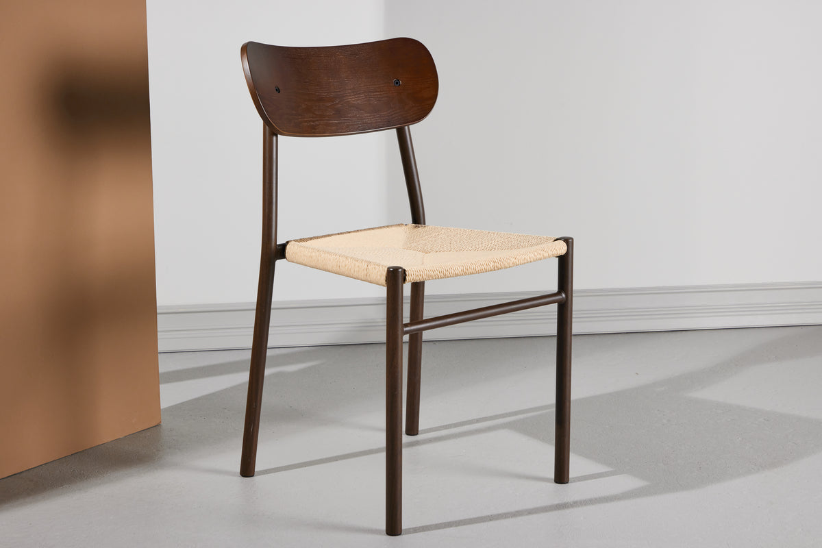 
Sedia di design «Polly», color moka/beige - Mocca/Beige