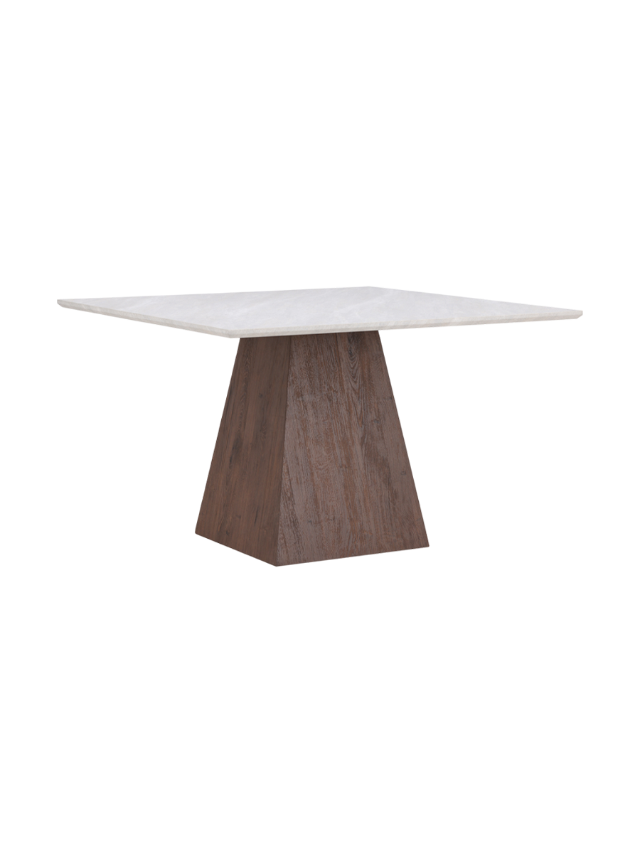 
Square Design Dining Table "Cael" 120 x 120 cm