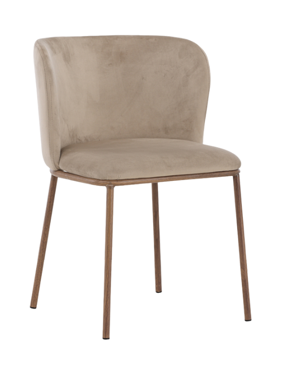 
Sedia da pranzo di design «Edina» - Beige