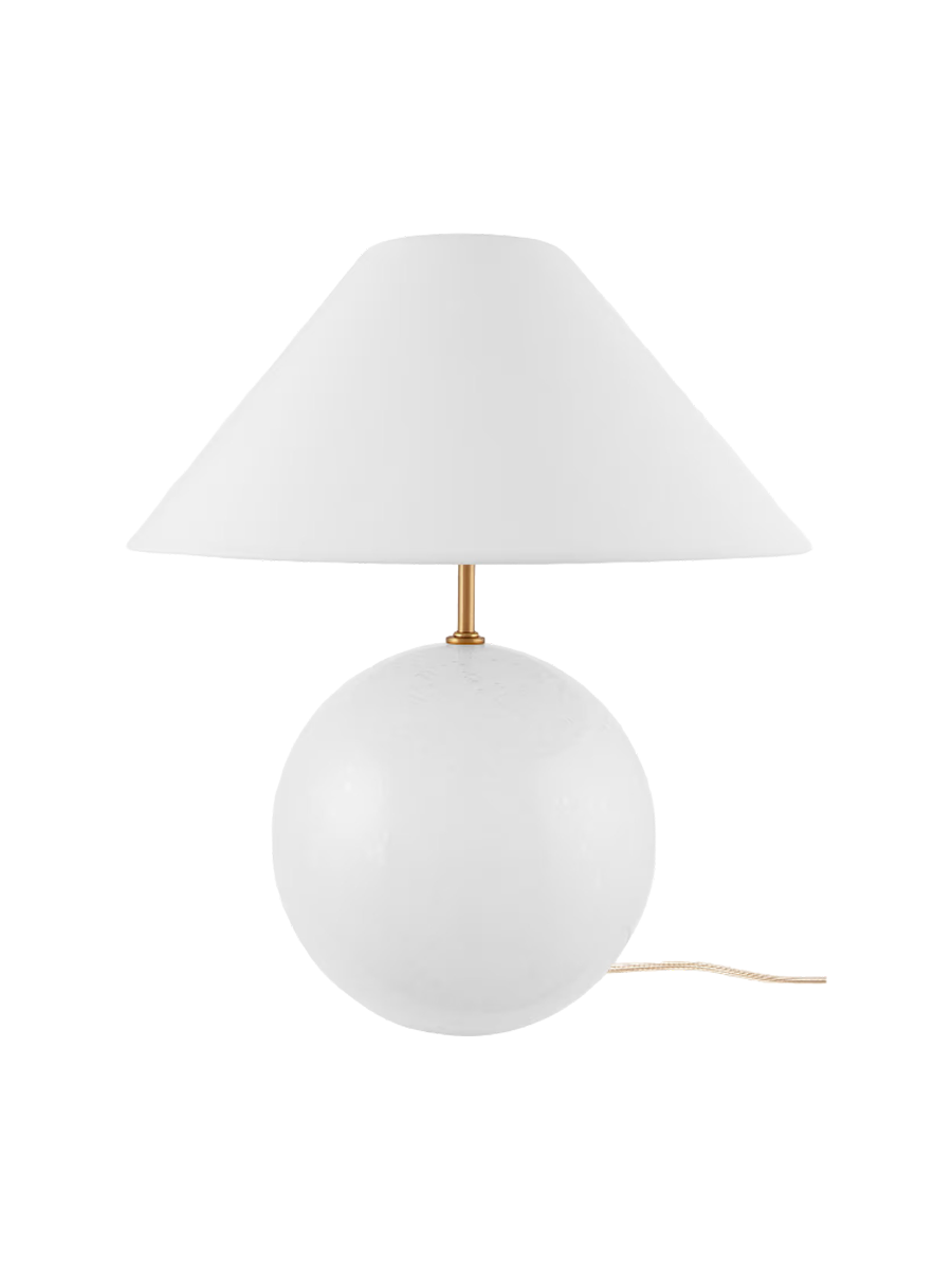 
Lampe de table design « Iris 35 » - Blanc