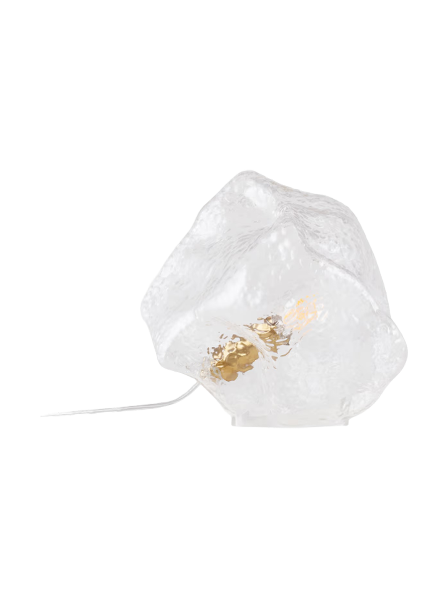 
"Valerie 25" Designer Table Lamp - Transparent