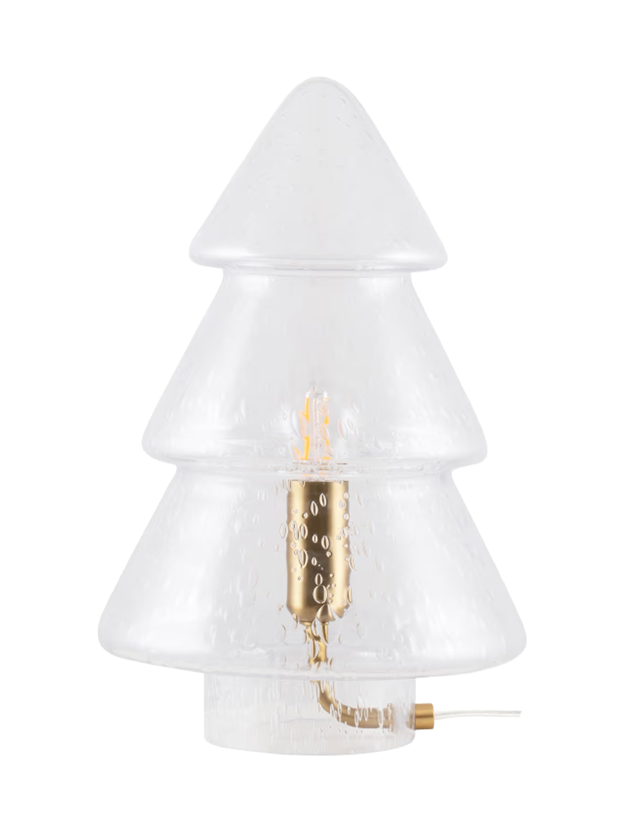
Lampada da tavolo di design in vetro soffiato a bocca «Gran» Ø 21 x altezza 31 cm - Trasparente
