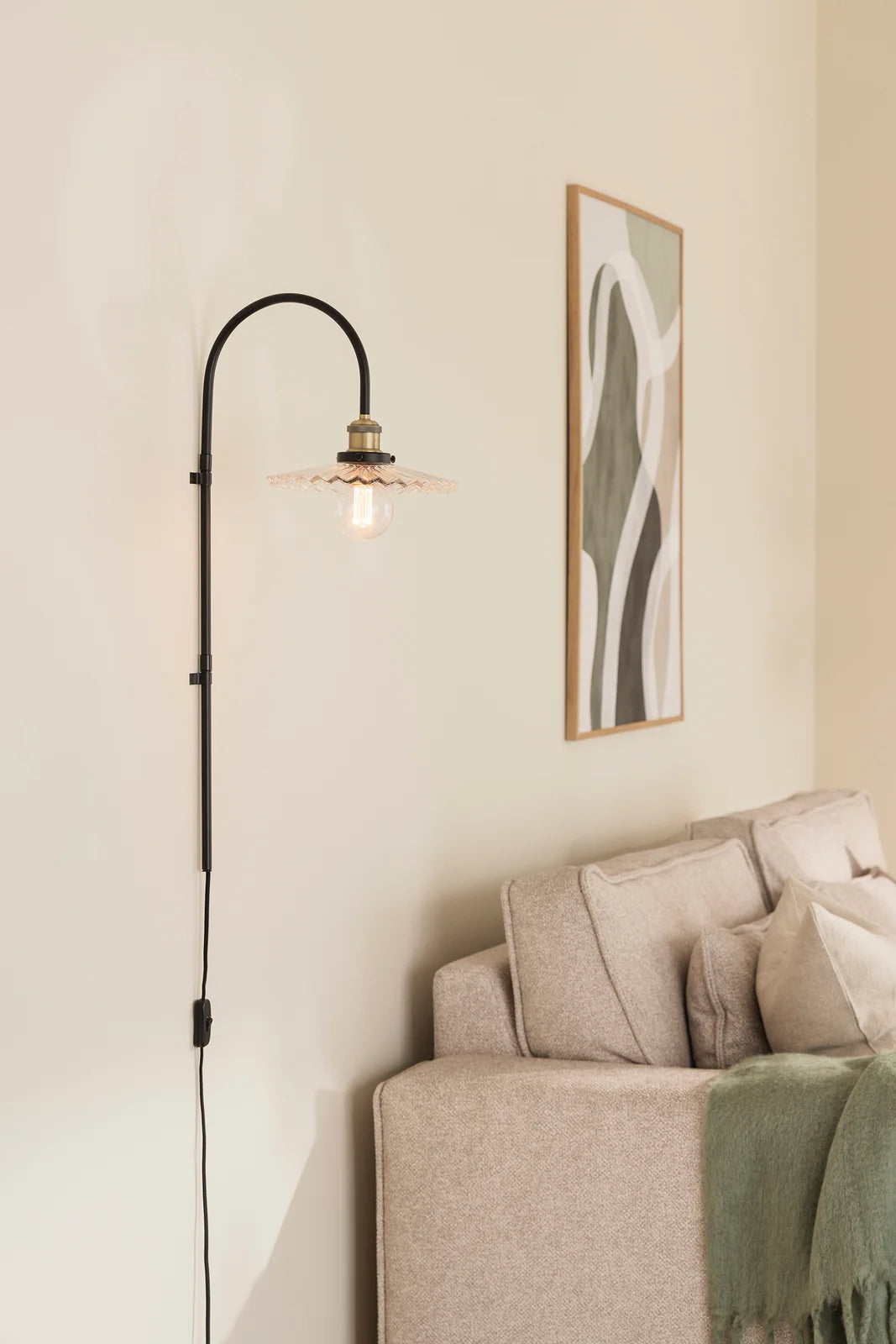 
Nostalgische Wandlampe „Cobbler 75“ - Transparent