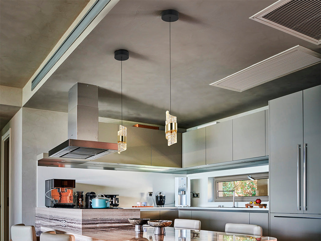 
LED designer pendant light “Iliada”, 1-light