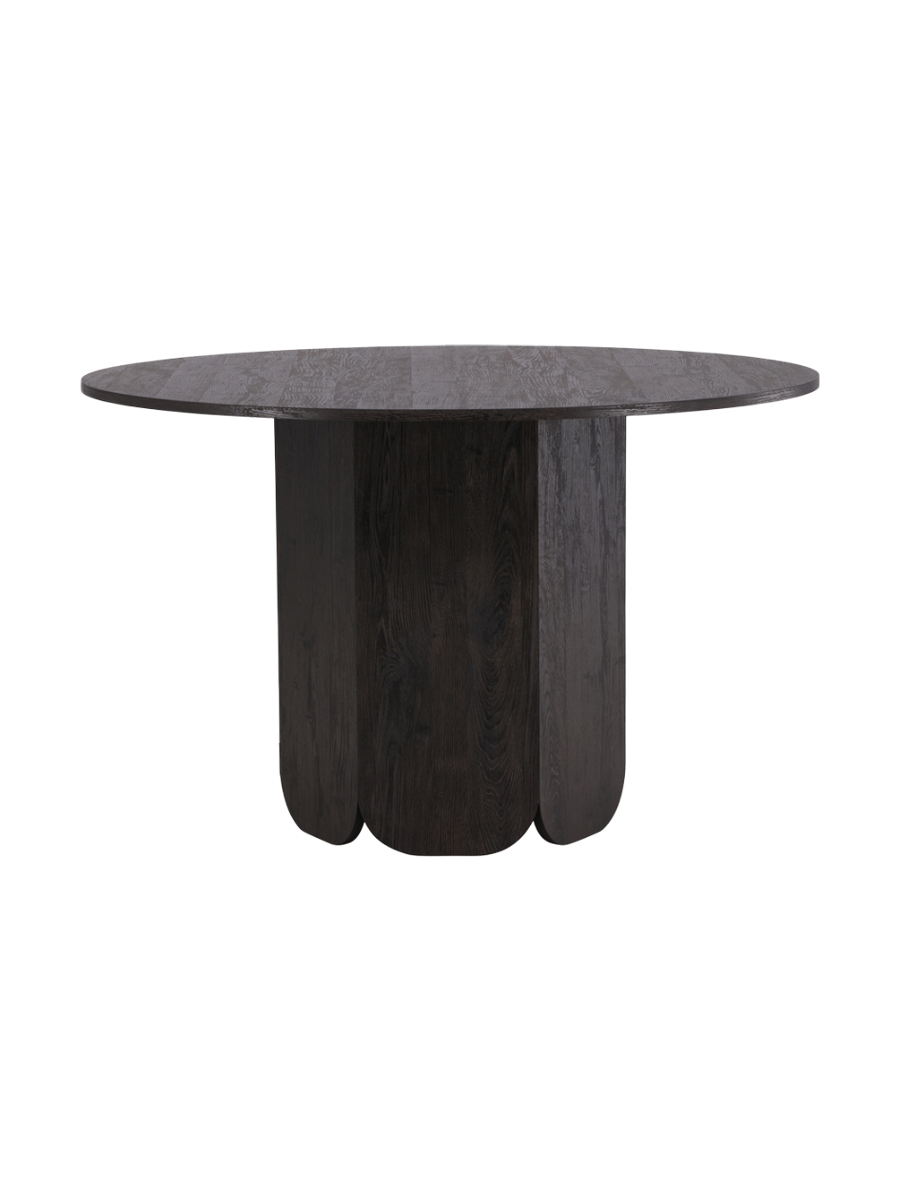 
Tavolo da pranzo rotondo di design «Tekla» Ø 120 cm - Nero