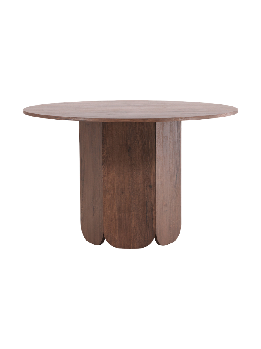 
Tavolo da pranzo rotondo di design «Tekla» Ø 120 cm - Mocca