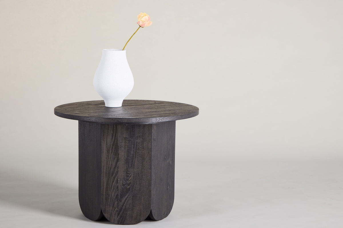 
Runder Design Beistelltisch „Tekla“ Ø 60 cm - Schwarz