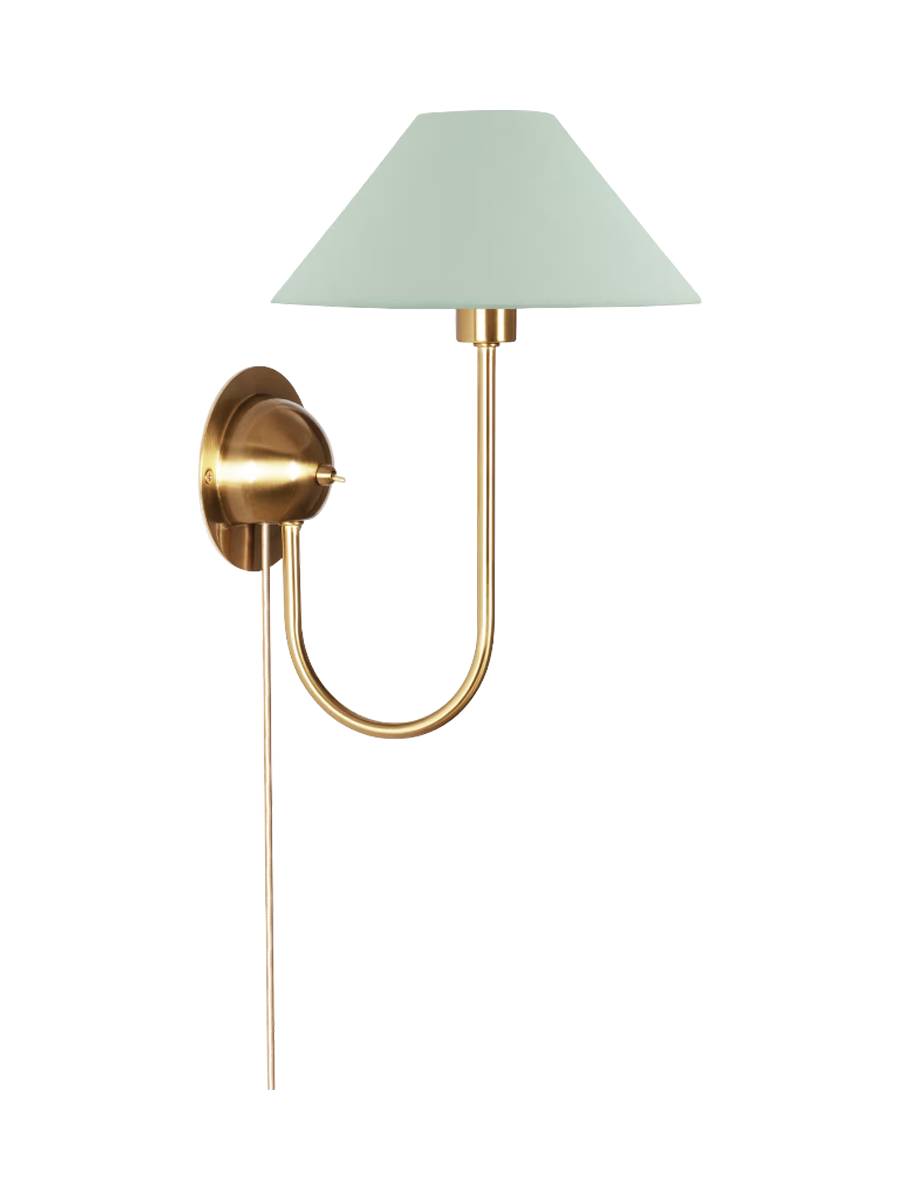 
"Iris" Wall Light Design - Green/Gold