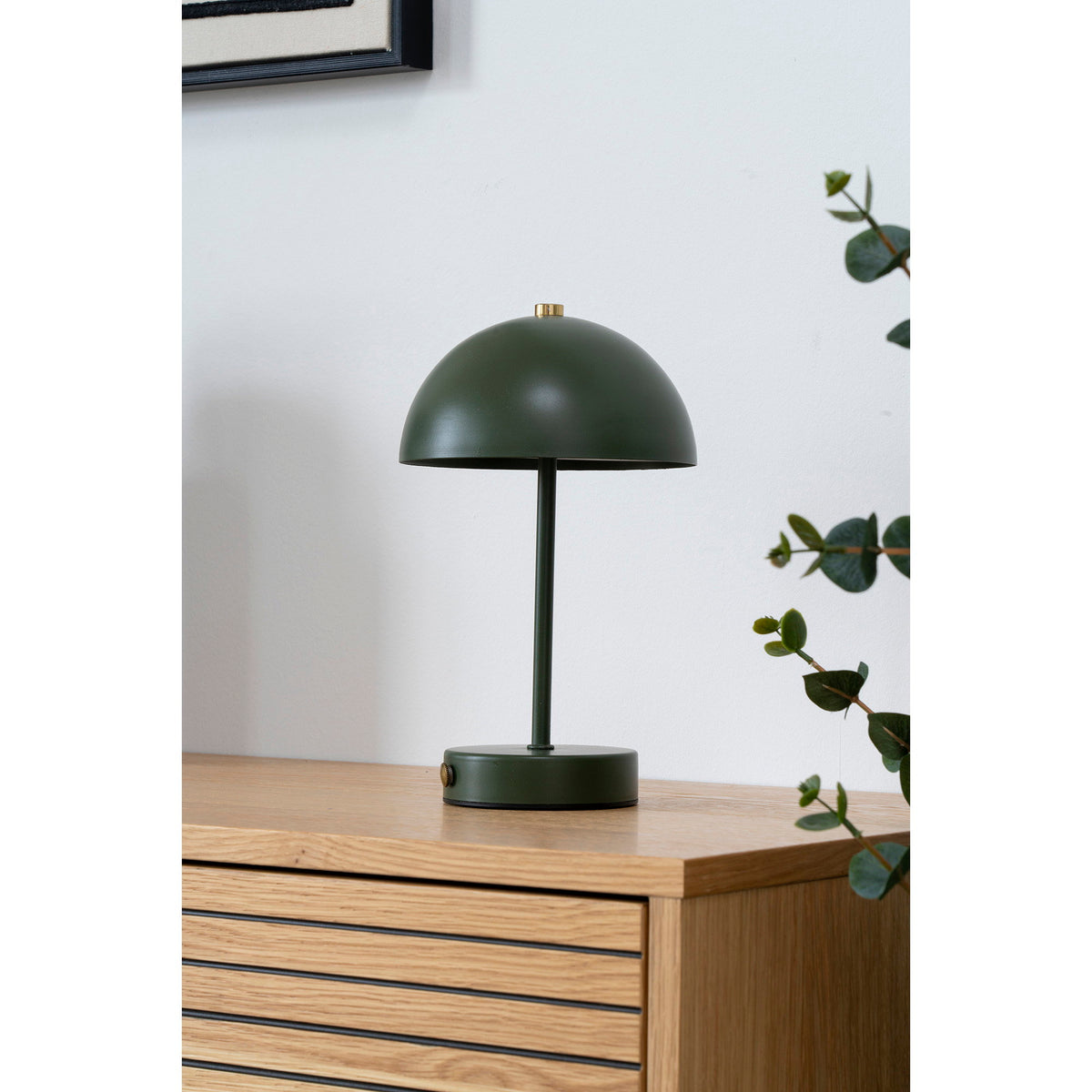 
Lampada da tavolo di design ricaricabile «Holty» - Verde scuro