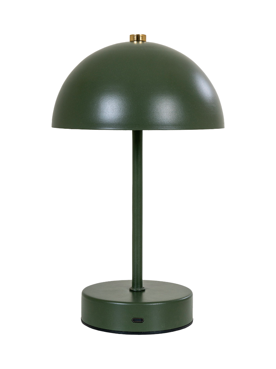 
Lampada da tavolo di design ricaricabile «Holty» - Verde scuro