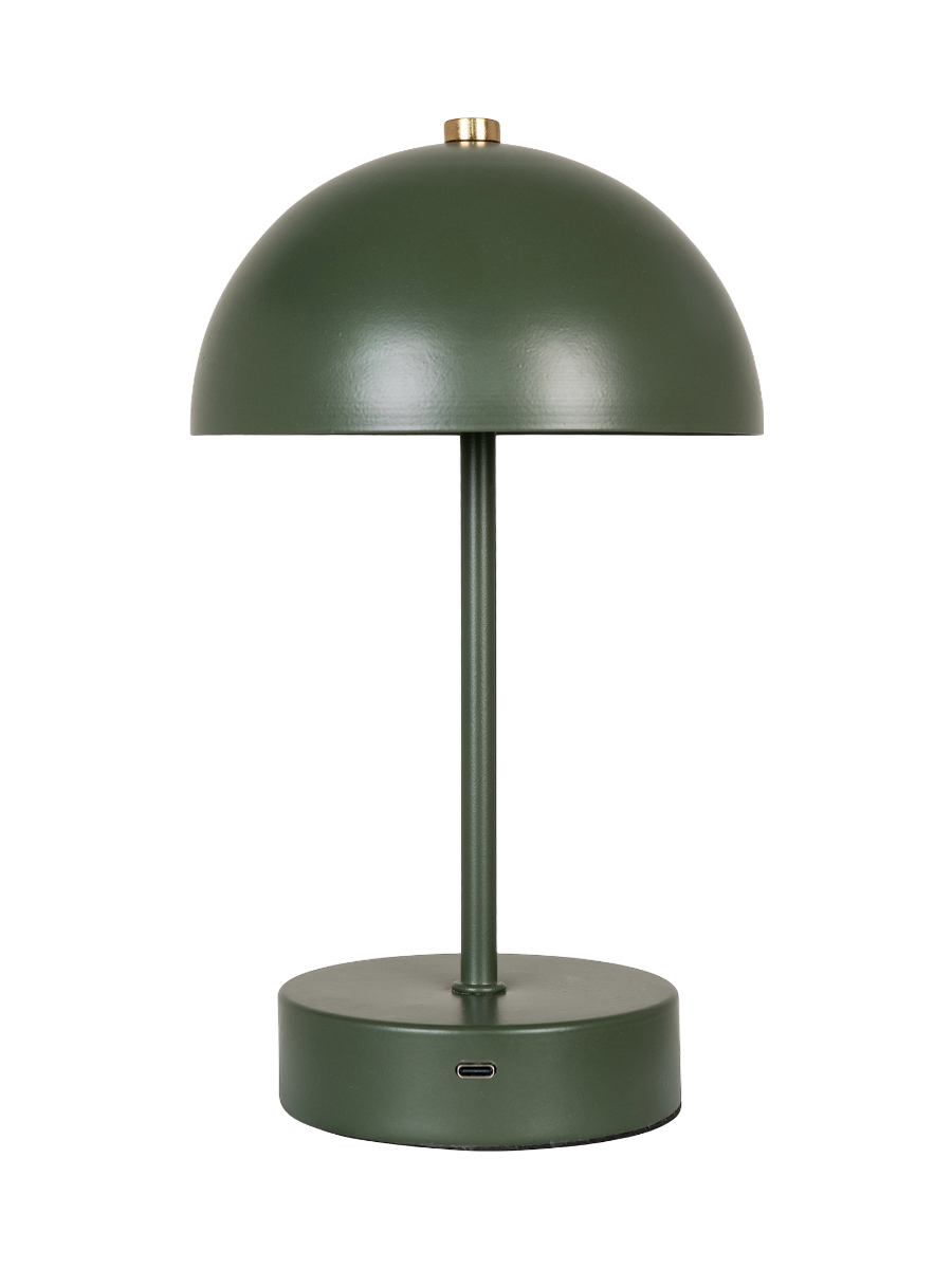 
Lampada da tavolo di design ricaricabile «Holty» - Verde scuro