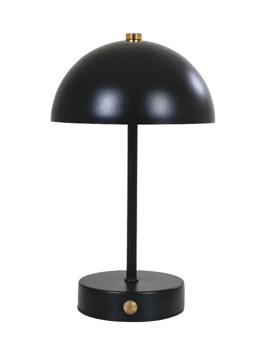 
Lampada da tavolo di design ricaricabile «Holty» - Nero