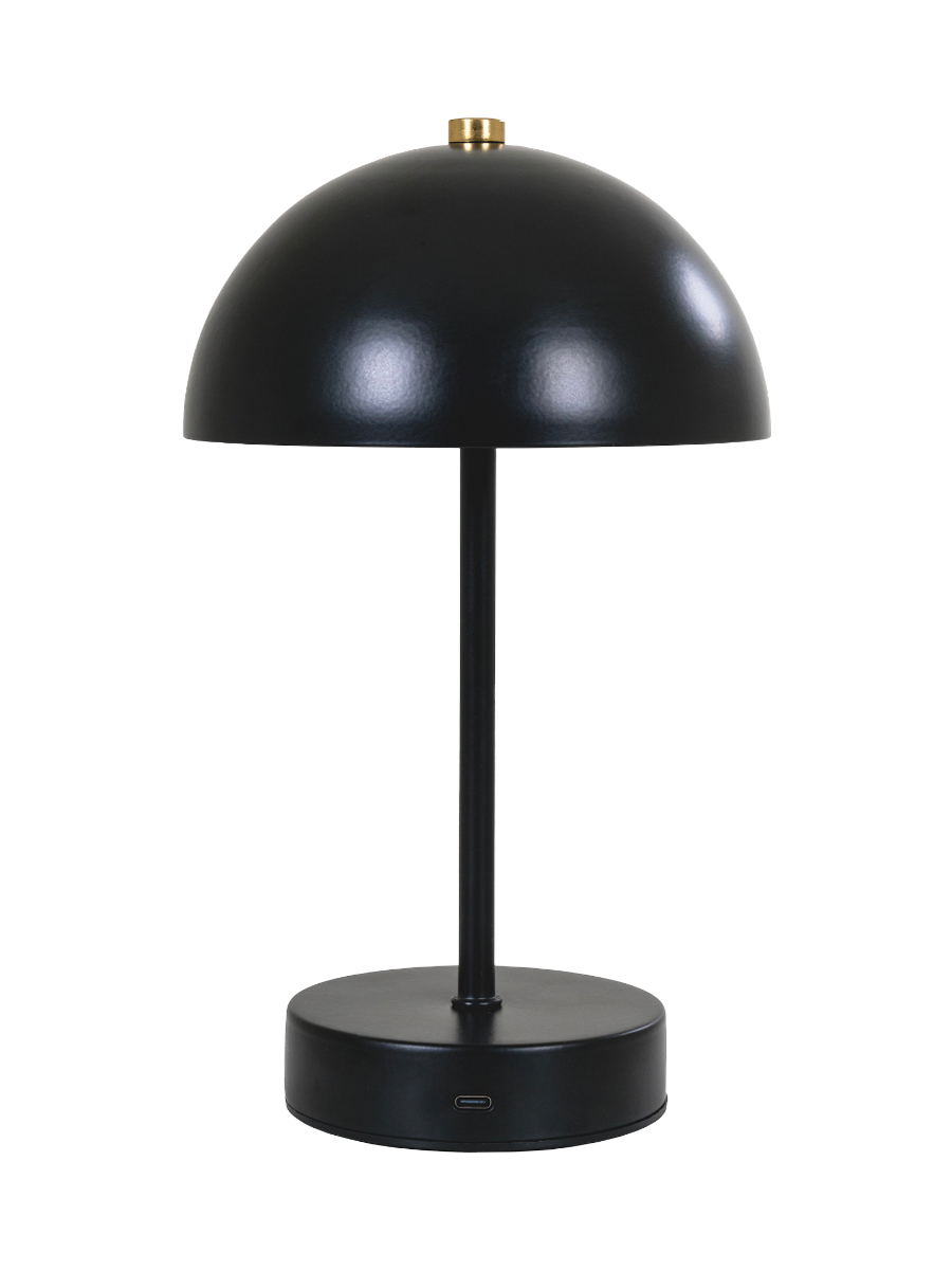 
Lampada da tavolo di design ricaricabile «Holty» - Nero