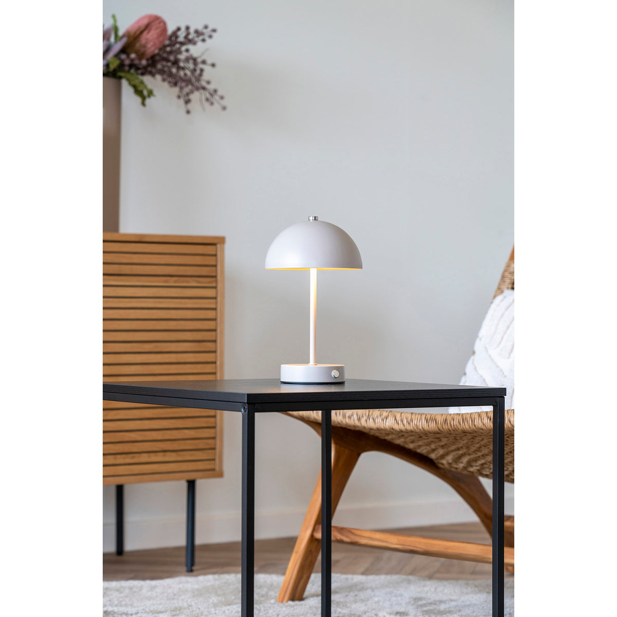 
Lampada da tavolo di design ricaricabile «Holty» - Sabbia
