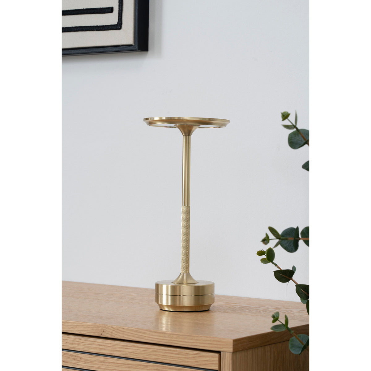 
Wiederaufladbare Design Tischlampe „Lyneham“ - Gold
