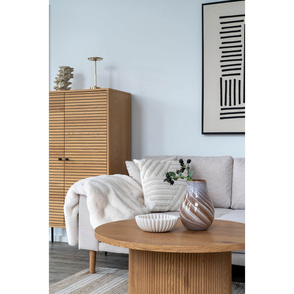 
Wiederaufladbare Design Tischlampe „Lyneham“ - Gold