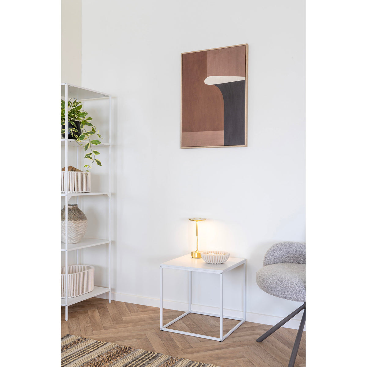 
Wiederaufladbare Design Tischlampe „Lyneham“ - Gold
