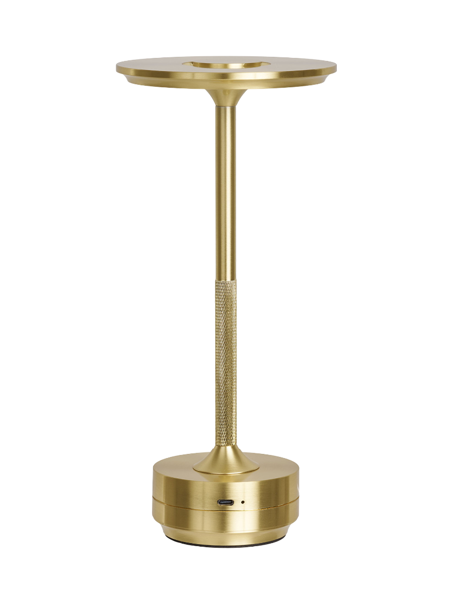 
Wiederaufladbare Design Tischlampe „Lyneham“ - Gold
