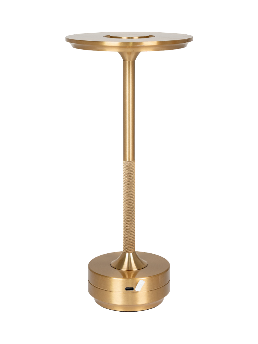 
Wiederaufladbare Design Tischlampe „Lyneham“ - Gold