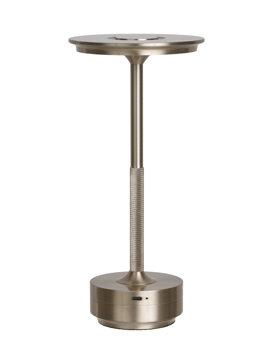 
Lampada da tavolo di design ricaricabile «Lyneham» - Argento